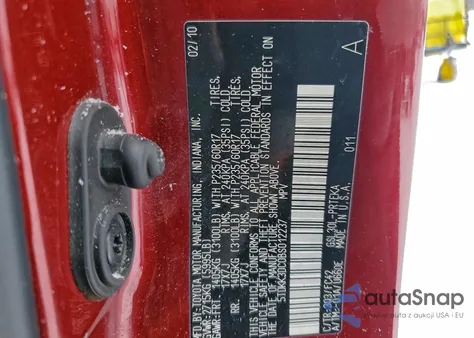 2011 Toyota Sienna Le from USA, damaged, VIN 5TDKK3DC0BS012237